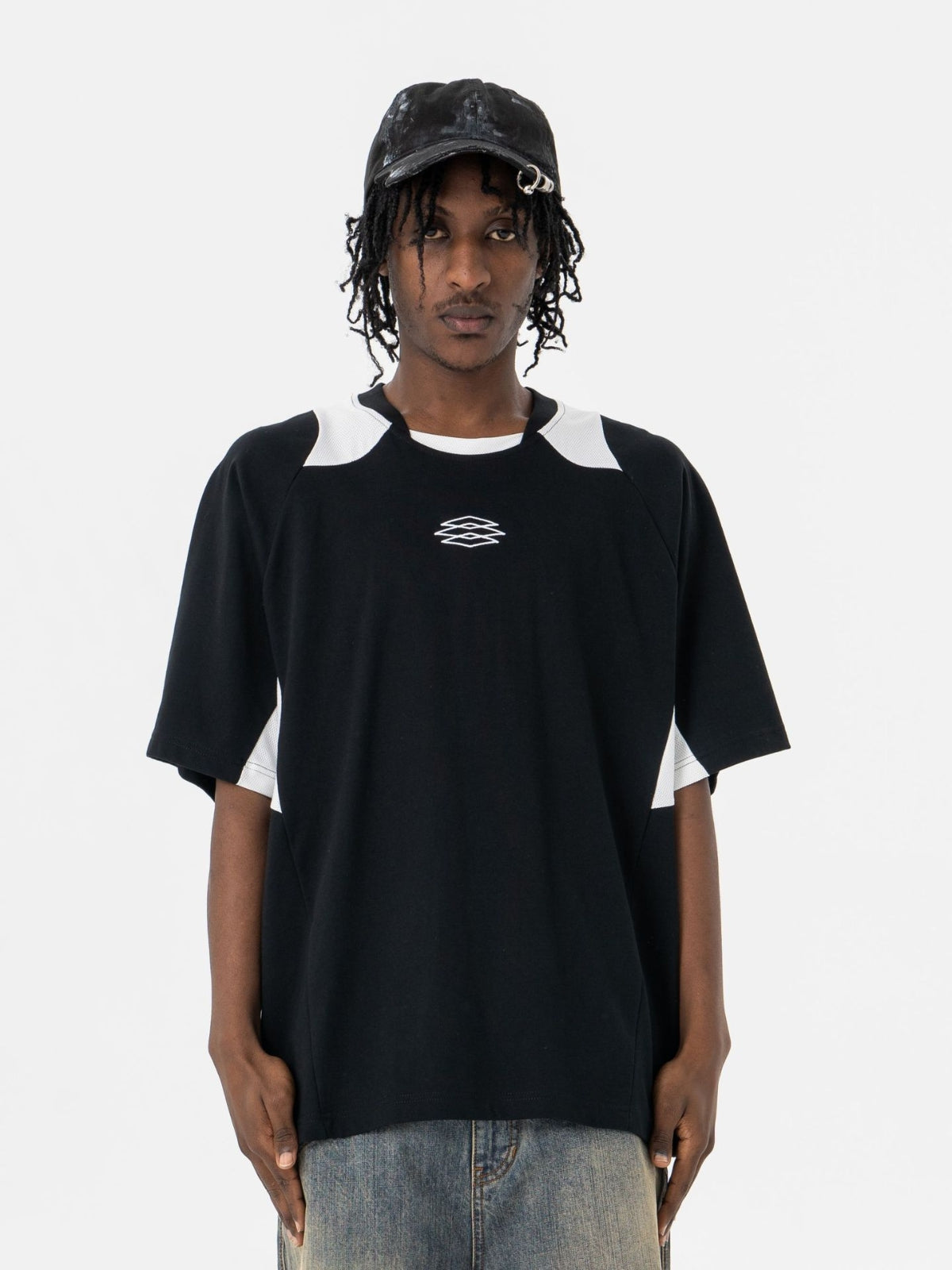 NOTES - Oversized Embroidered T-Shirt