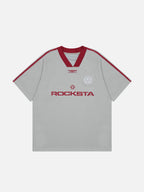 ROCKSTA - Oversized Print T-Shirt Jersey