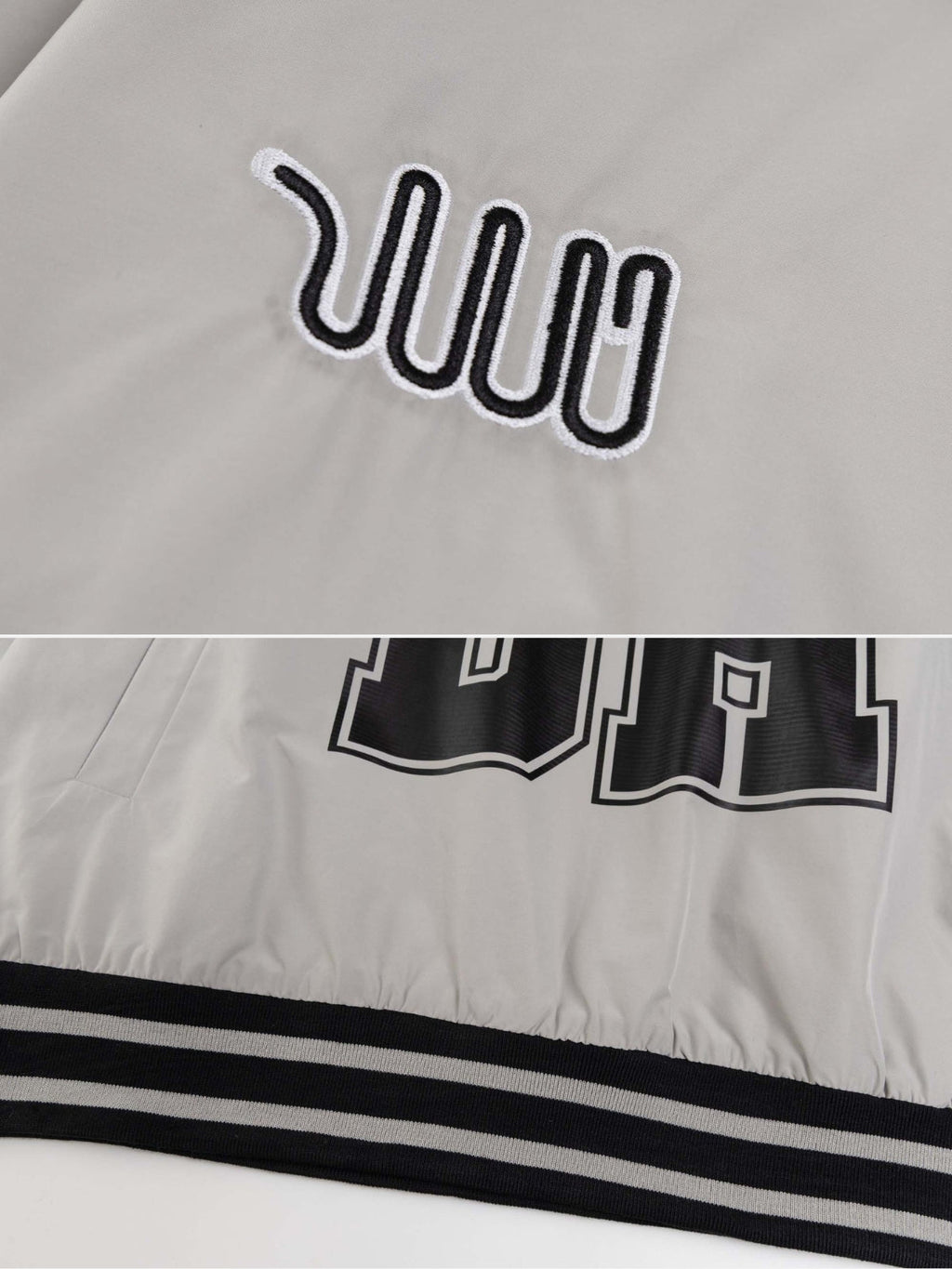 WAVER - Oversized Embroidered Long Sleeved Jersey