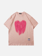 SAFNOVERY - Oversized Print T-Shirt