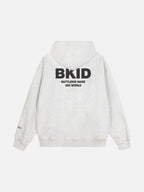 MAKE MONEY - Oversized Print Hoodie